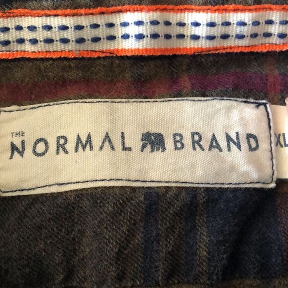 The Normal Brand Button Up Flannel Sz. XL - Picture 2 of 8